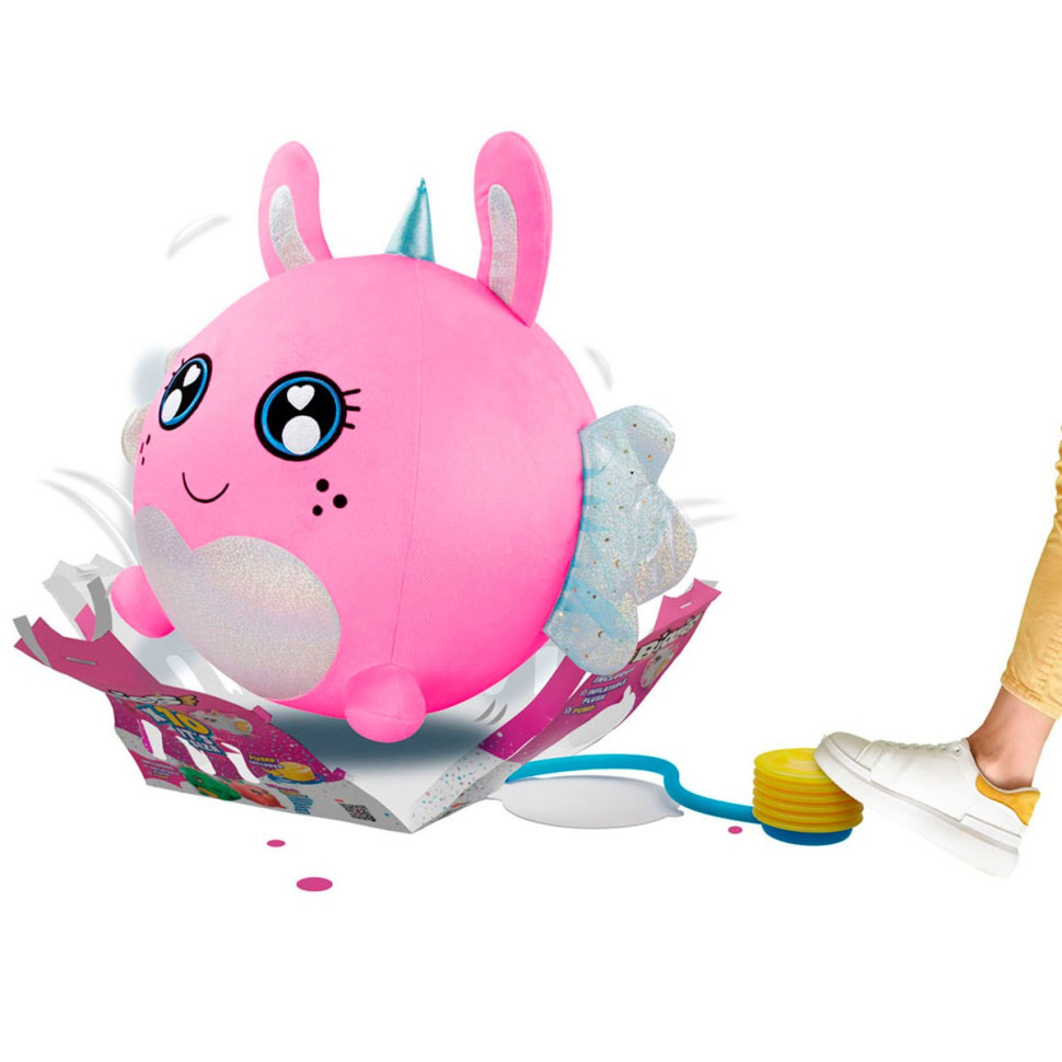 Игровой набор серии «Fantasy» W1 - Розовый Кролик Biggies BIG001-RA надувная игрушка, насос 45 см