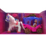 Дитячий ігровий набір "Карета з лялькою" Bambi 8617-618-619-620 з перукарським набором