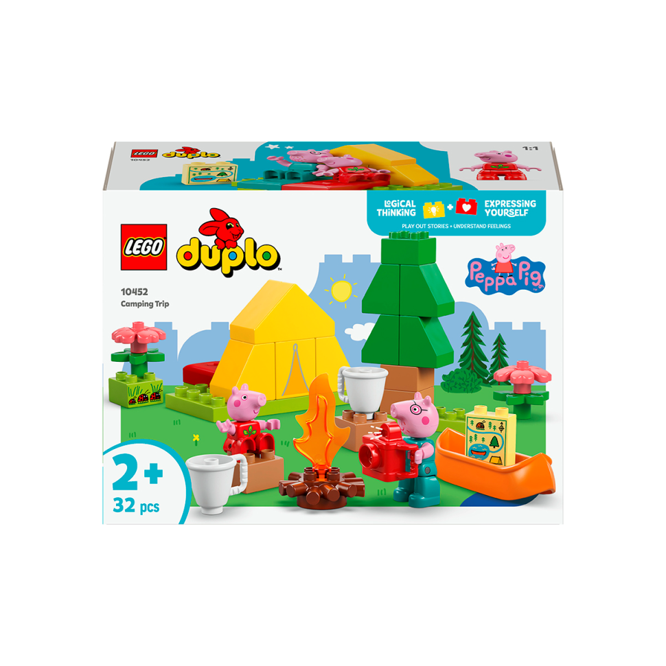 Конструктор DUPLO Свинка Пеппа Туристический поход LEGO 10452, 32 детали