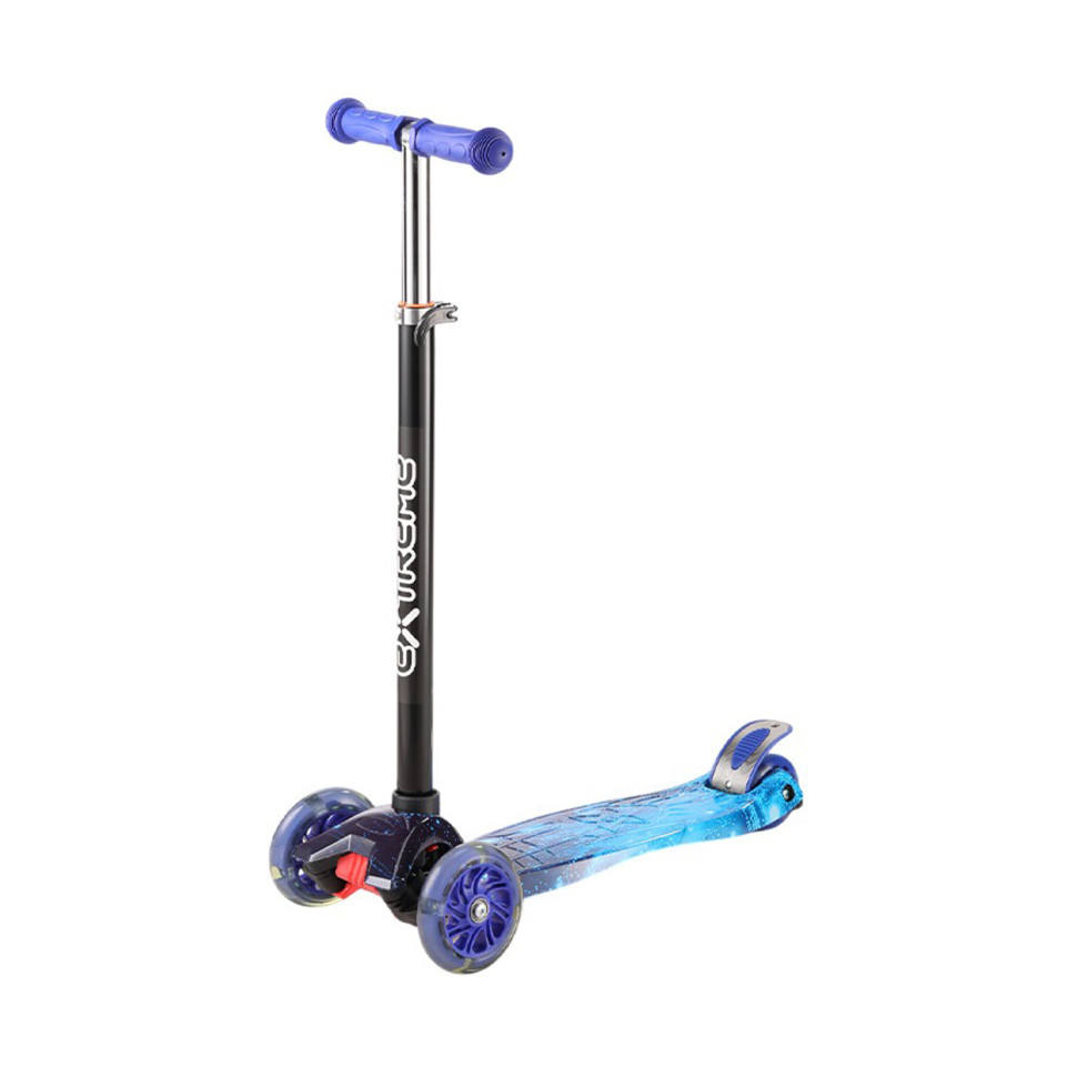 Самокат дитячий 3-х колісний Bambi SC25103(Dark-Blue) колеса зі світлом