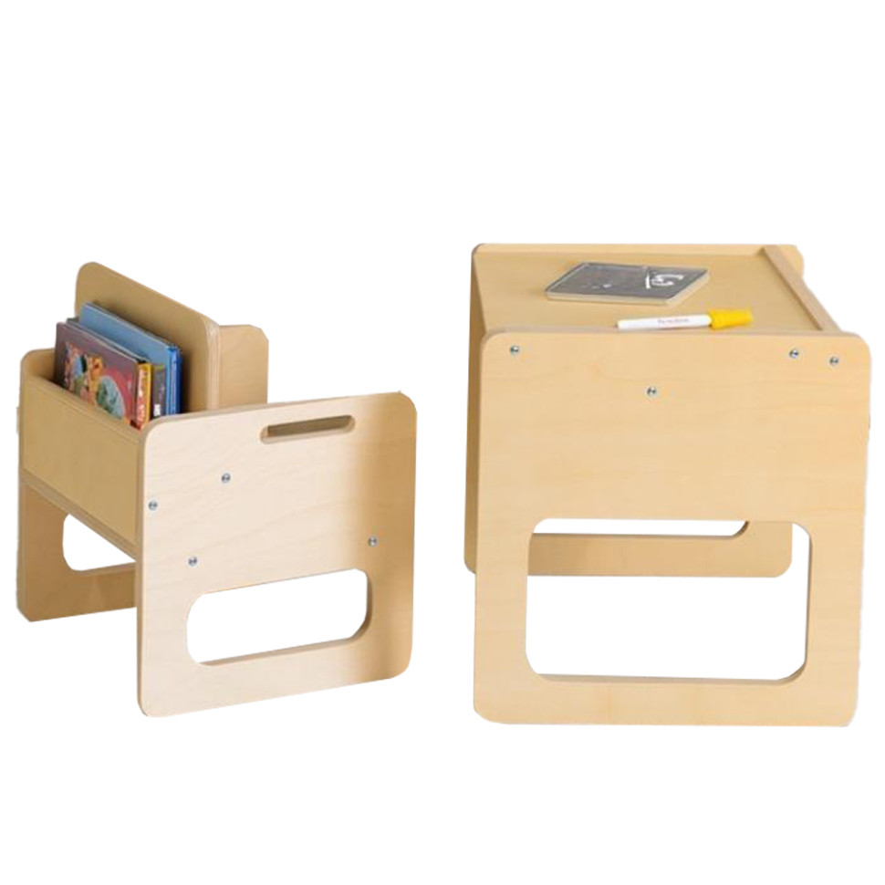 Набор мебели монтессори с книжной полкой 2 в 1 (TIA-SPORT sm-1438 размер S