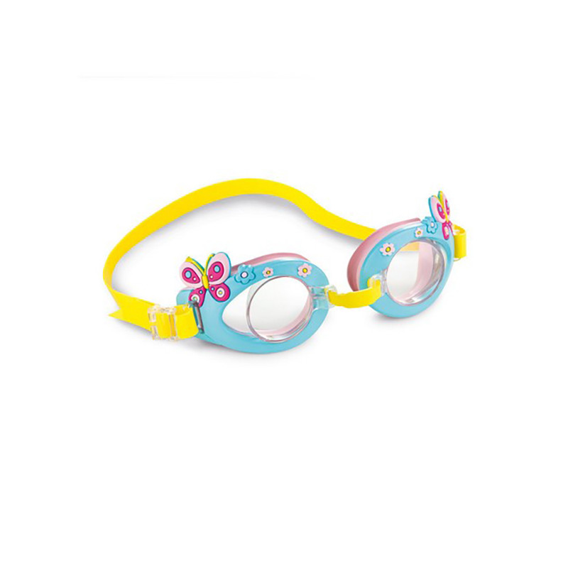 Очки для плавания Intex 55610(Butterfly) фиолетовый, OSFM