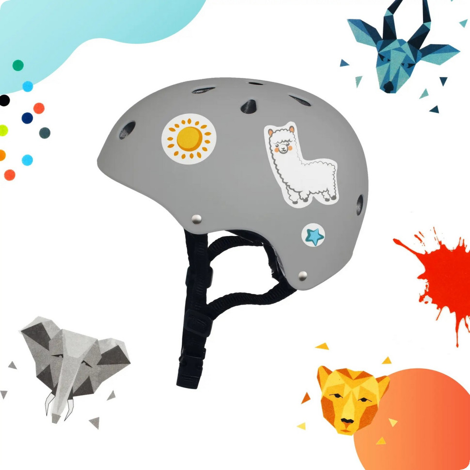 Дитячий захисний шолом Kinderkraft KASAFE00GRY0000 Safety Grey