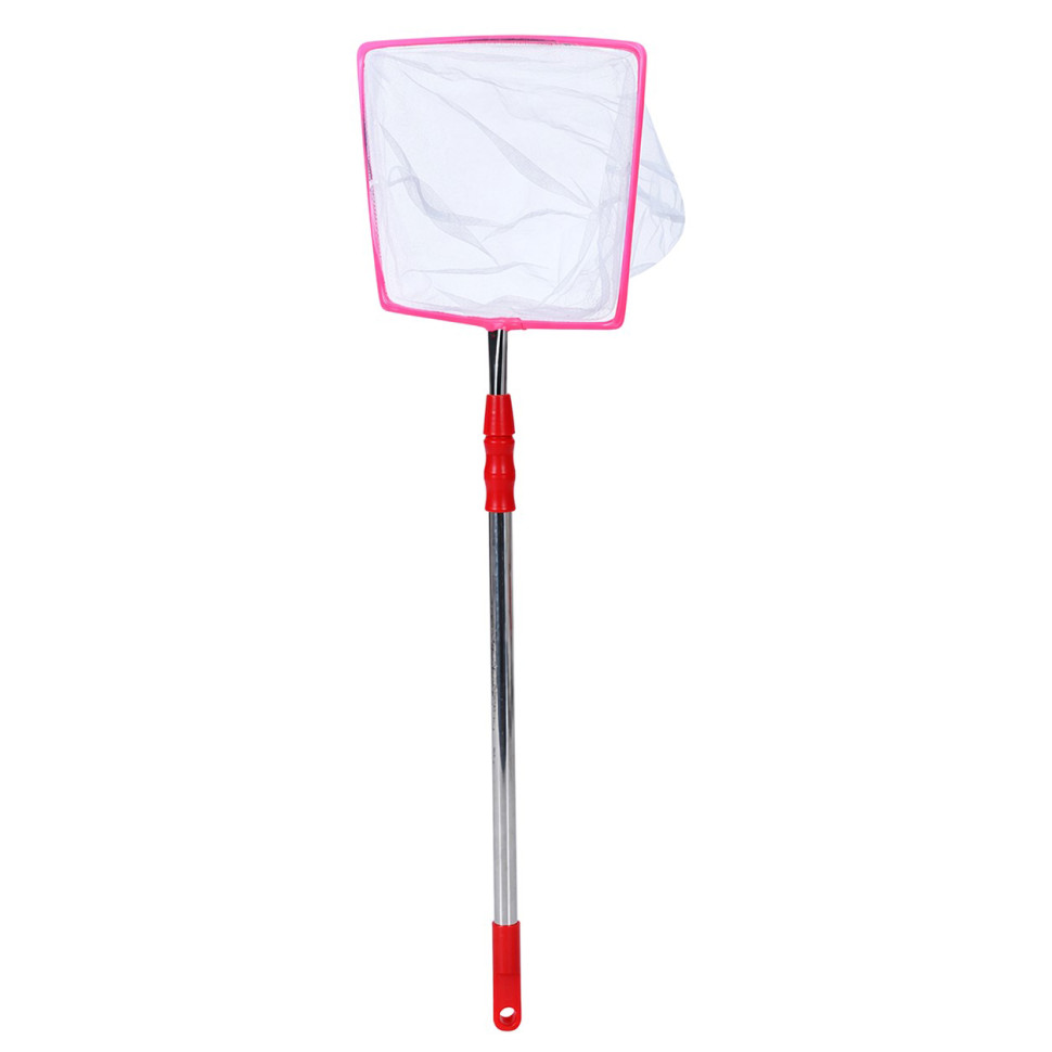 Сачок для метеликів Bambi MS 4388 (Red-Pink) телескопічна ручка 46-69 см