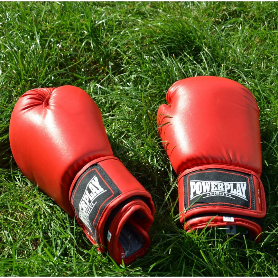 Боксерские перчатки 3004 Classic PowerPlay PP_3004_8oz_Red, размер 8 унций