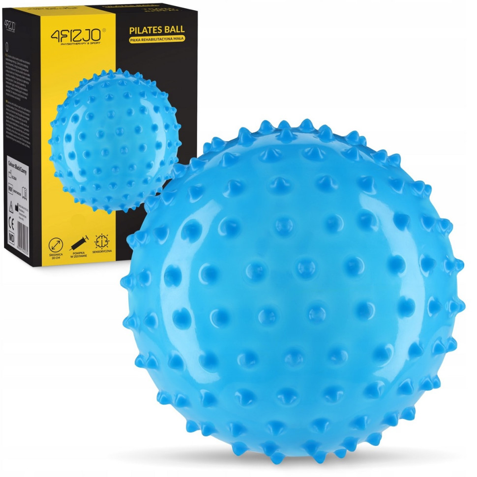 М'яч для пілатесу та йоги 4FIZJO P-5905973402354 Blue 20 см