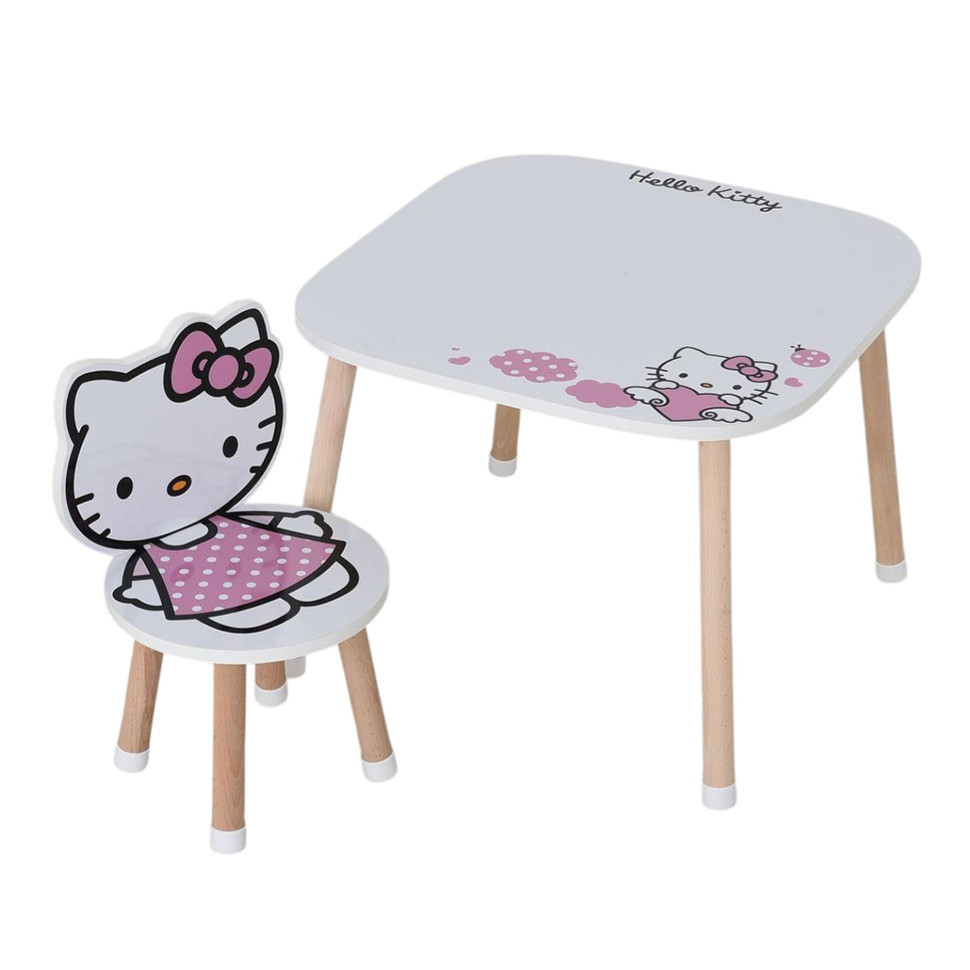 Деревянный детский столик Bambi M 502-7 со стульчиком