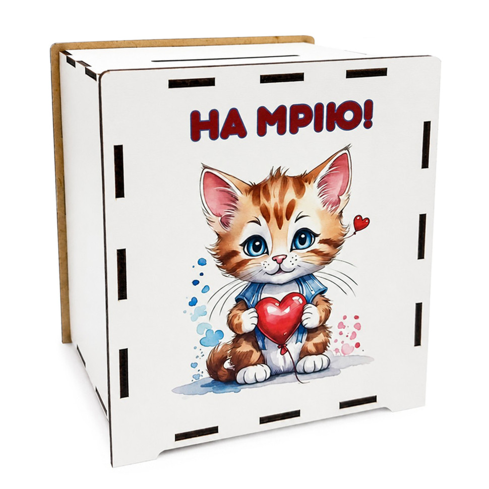 Дерев'яна скарбничка на мрію 