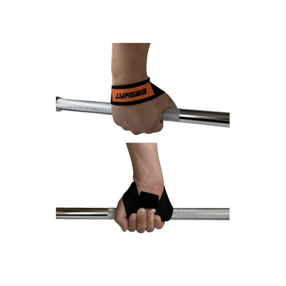 Лямки атлетичні для станової тяги Delta EasyFit EF-0040 чорні