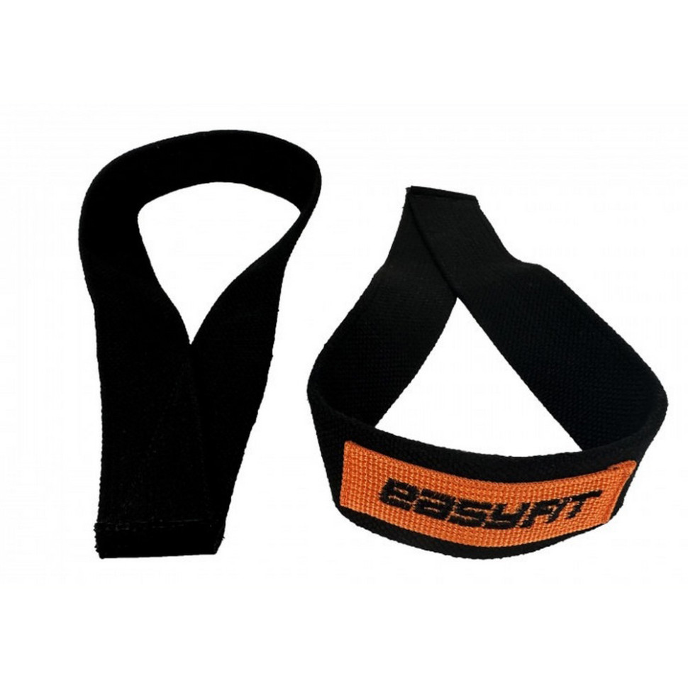 Лямки атлетичні для станової тяги Delta EasyFit EF-0040 чорні