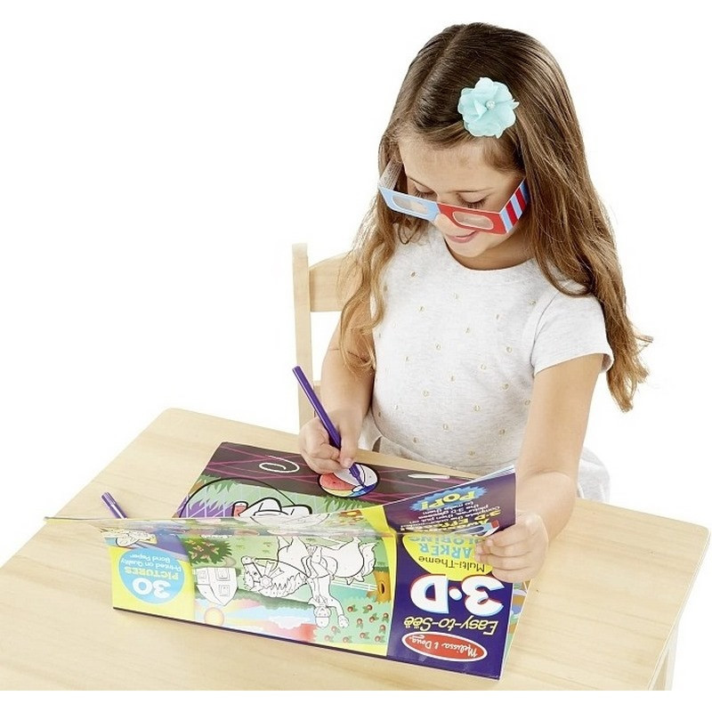 Раскраска по точкам для девочек Melissa&Doug MD9963 с эффектом 3D